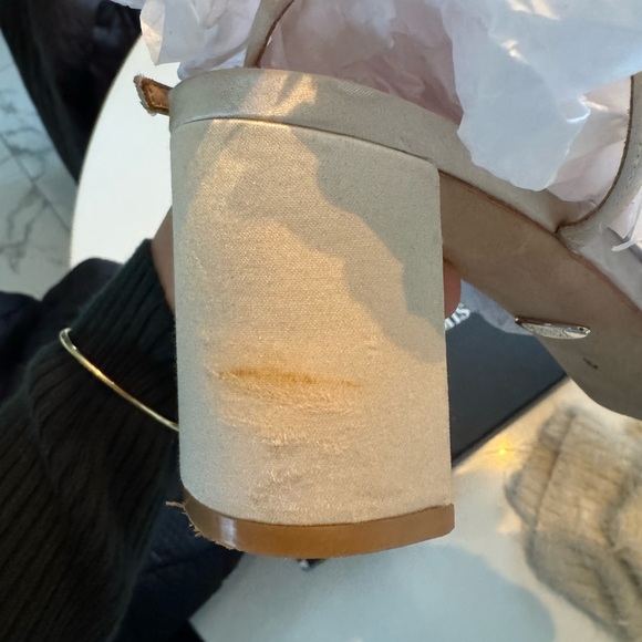 Badgley Mischka Women’s Blaine Heeled Sandal in Ivory - Picture 6 of 6